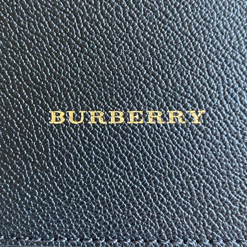 BURBERRY Elmstone Black Leather Hobo Bag - Picture 5 of 10